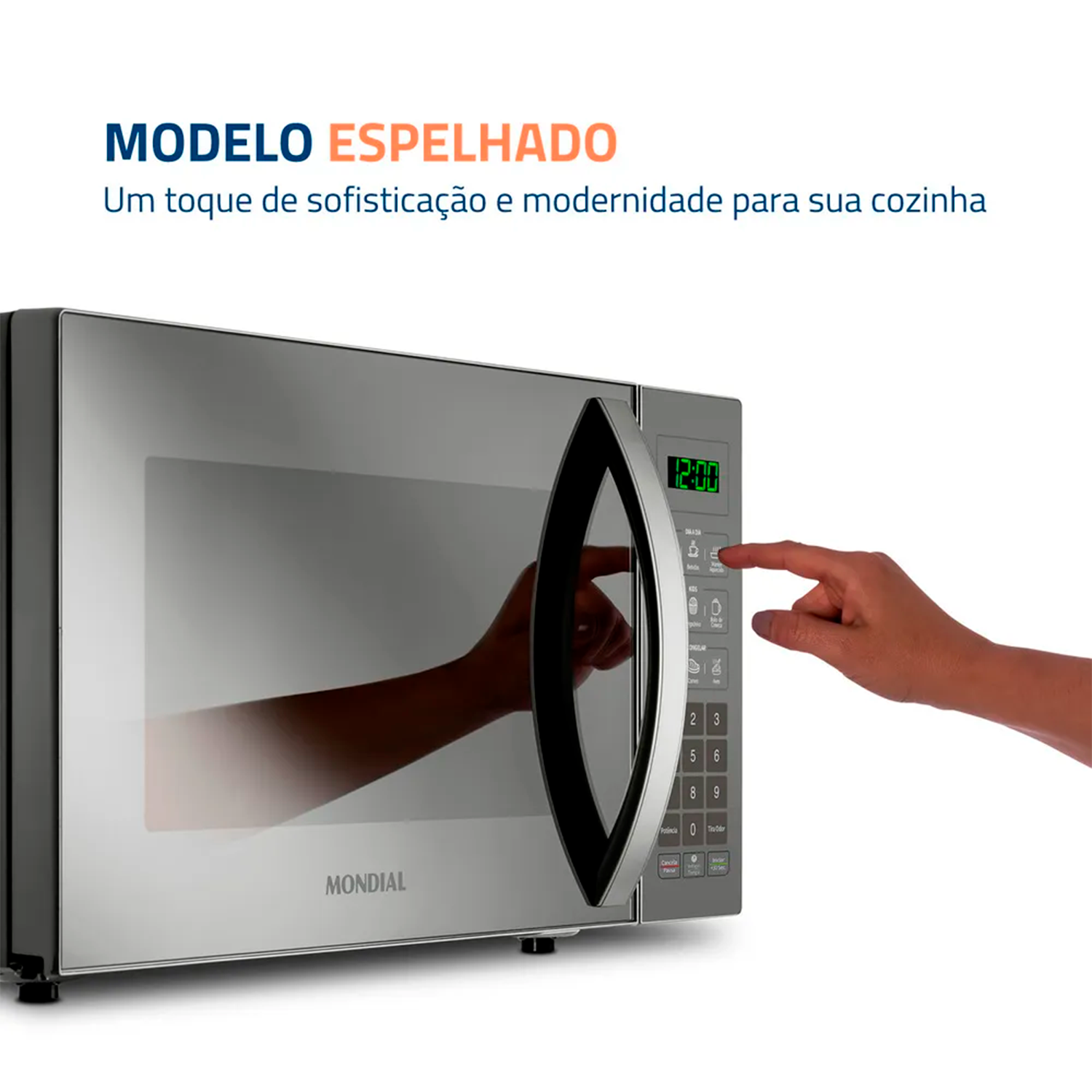 Micro-ondas Mondial Mo-01-21-e 1200w 21 Litros Micro-ondas Mondial Mo-01-21-e 1200w 21 Litros